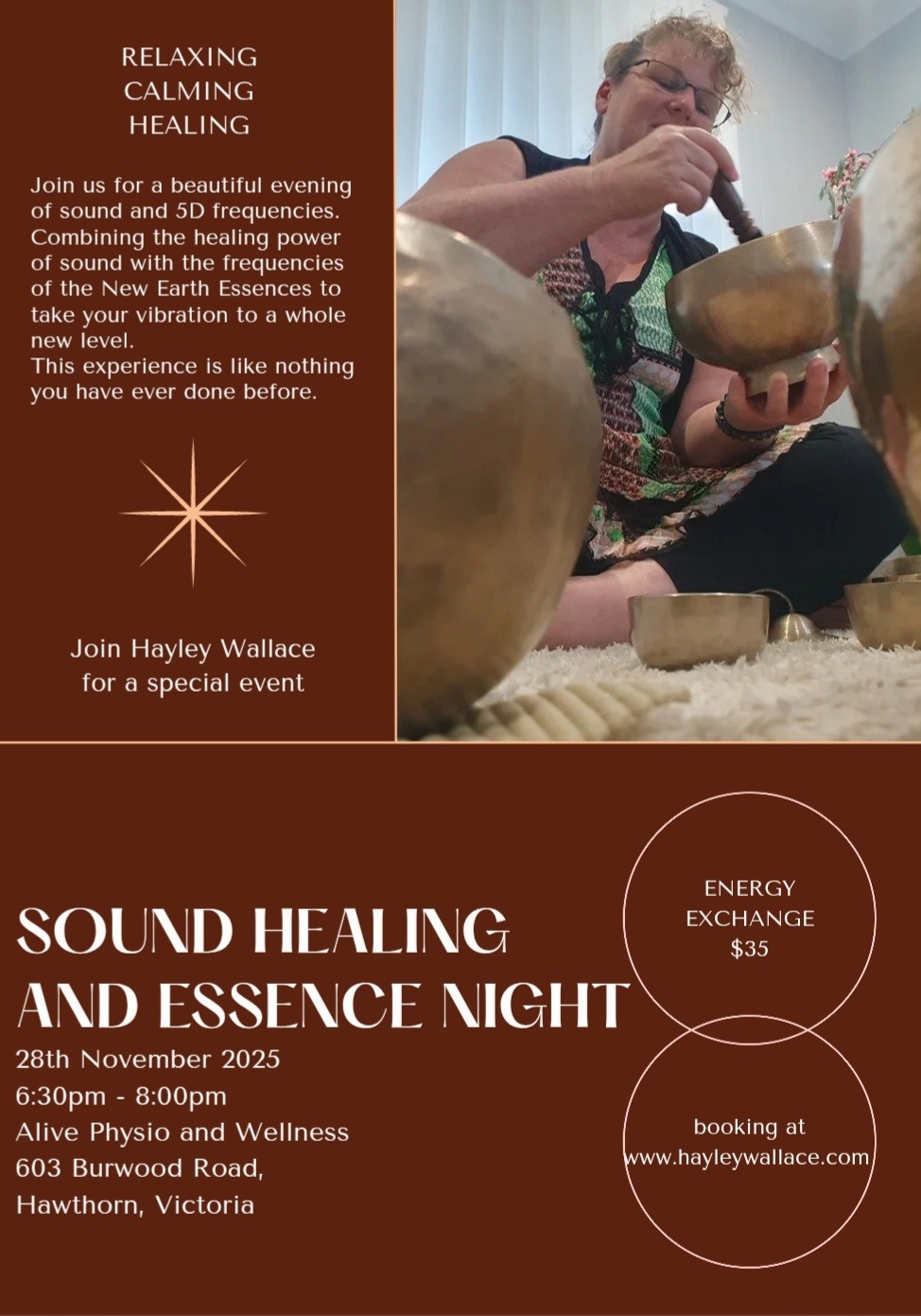 Sound healing and 5D Essences evening - Hawthorn, Victoria