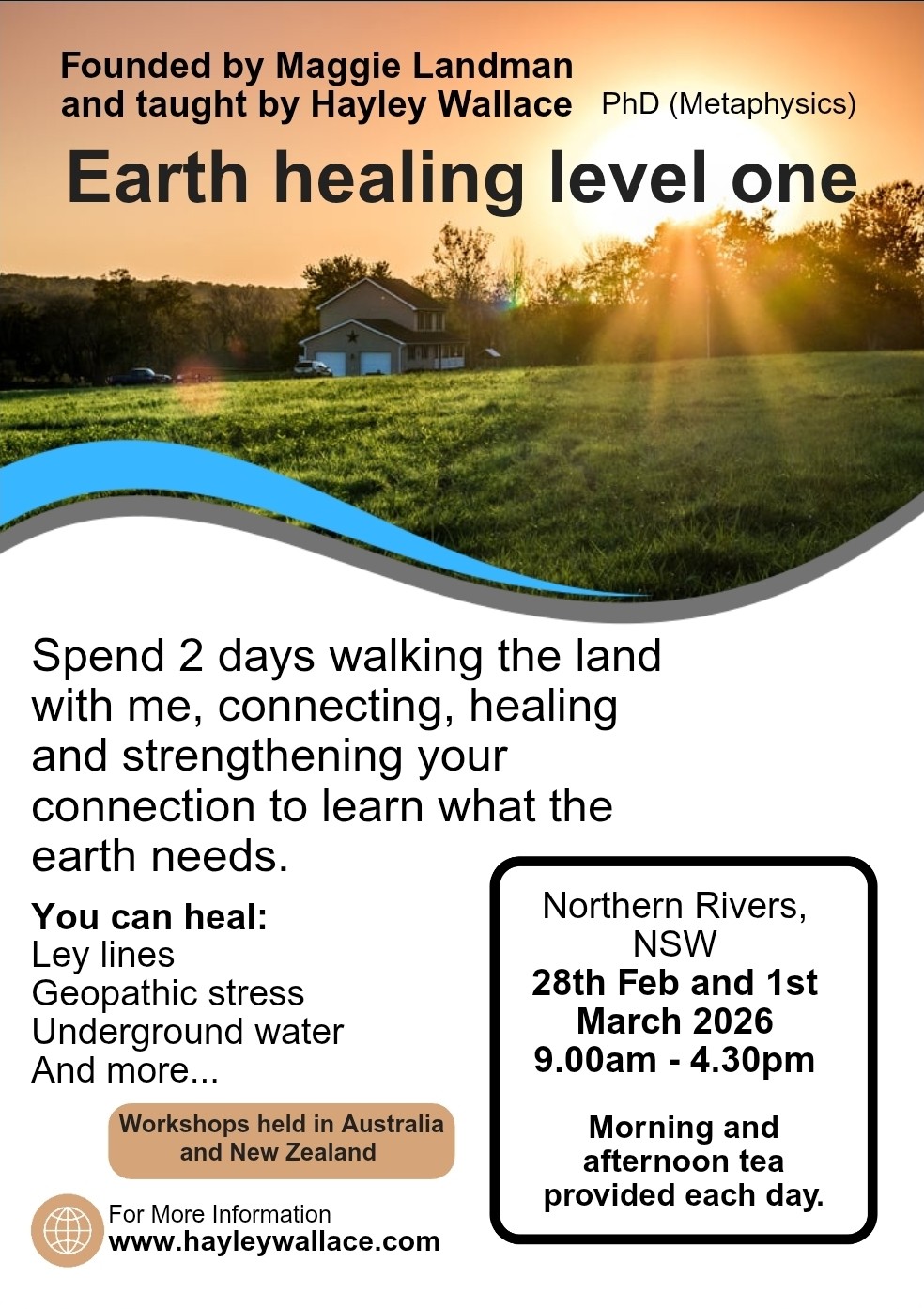 Earth Healing Level One - Lismore