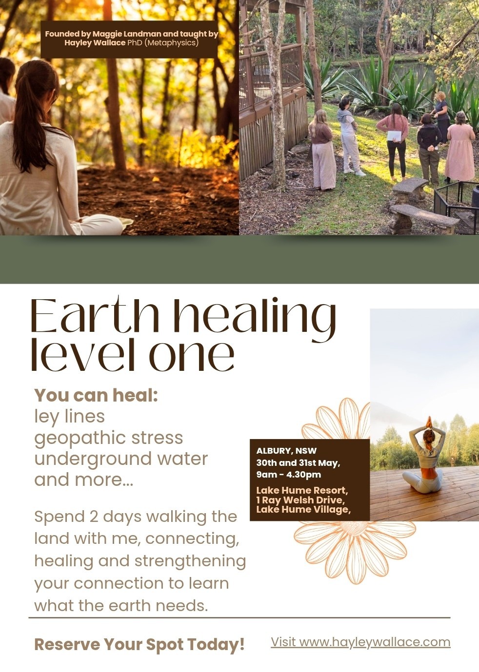 Earth Healing Level 1 - Albury, NSW