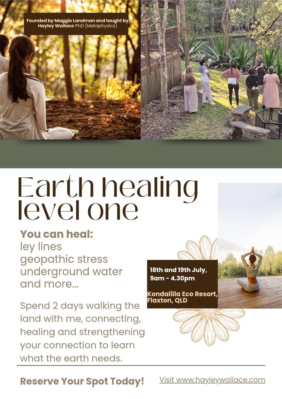 Earth Healing Level 1 - Kondalilla, QLD