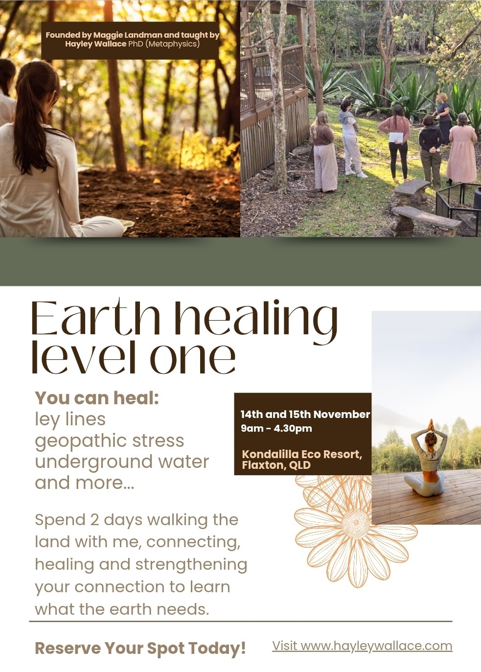 Earth healing Level 1 - Sunshine Coast