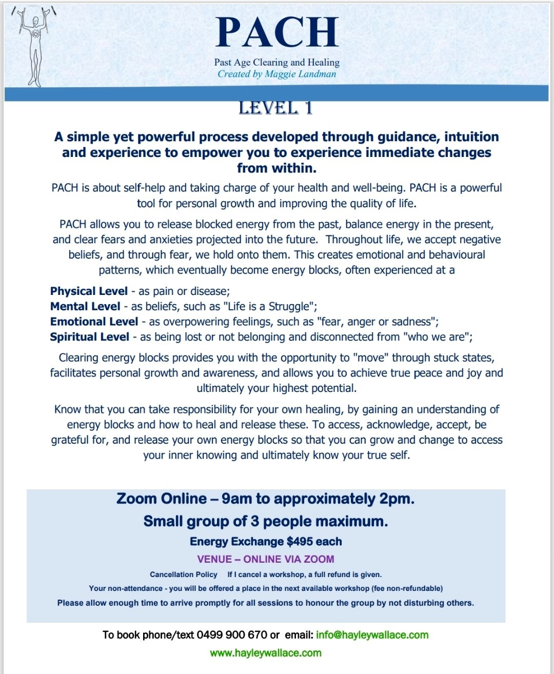 PACH Online Level 1 - 1st October
